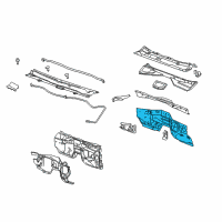 OEM 2019 Chevrolet Suburban Lower Panel Diagram - 84440495