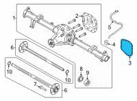 OEM 2017 Ford Transit-350 Rear Cover Gasket Diagram - HL3Z-4036-A