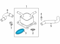 OEM Nissan Altima Ring-Rubber Diagram - 21304-5NA0A