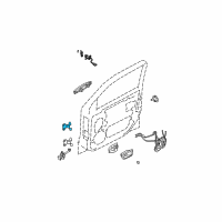 OEM 2004 Kia Sorento Hinge Assembly-Front Door Lower Diagram - 793203E000