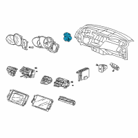 OEM Acura RDX Switch Assembly, Remote Control Mirror Diagram - 35190-STK-A02