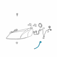 OEM 2006 Pontiac G6 Harness Asm-Fwd Lamp Wiring Diagram - 15257561