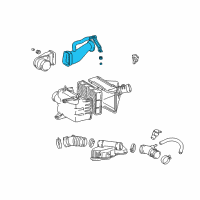 OEM Toyota 4Runner Air Duct Diagram - 53807-35070