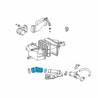 OEM 1999 Toyota 4Runner Air Hose Diagram - 17881-62150