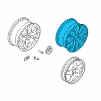 OEM 2019 BMW X5 Disk Wheel, Light Alloy, In Diagram - 36-11-8-071-997