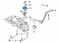 OEM Lincoln Continental Lock Ring Diagram - GR2Z-9C385-A