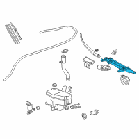 OEM Lexus Link Assembly, Front WIPER Diagram - 85150-50200