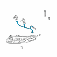 OEM 2000 Pontiac Bonneville Harness Diagram - 15301610