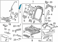 OEM Bolster Support Inner Diagram - 81523-TYA-A21