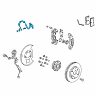 OEM 2019 GMC Sierra 1500 Flex Hose Diagram - 84612461