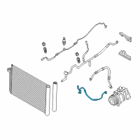 OEM 2019 BMW 650i xDrive Gran Coupe PRESSURE HOSE ASSY Diagram - 64-53-9-381-124