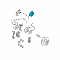 OEM 2014 Ford F-150 Lock Hub Assembly Diagram - 7L1Z-3C247-A