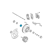 OEM 2009 Ford F-250 Super Duty Inner Bearing Cup Diagram - CC3Z-1217-B