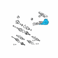 OEM Toyota Sienna Differential Assembly Diagram - 41110-45011