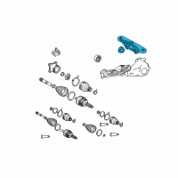 OEM 2019 Toyota Sienna Rear Support Diagram - 52390-45010