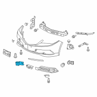 OEM 2017 Acura MDX Sensor Assembly, Ambient Diagram - 80525-T2F-A01
