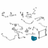 OEM Cadillac Heater Assembly Diagram - 23118979