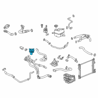 OEM 2017 Chevrolet Volt Heater Valve Diagram - 13529523