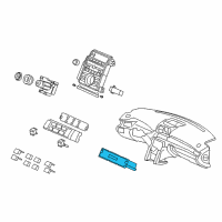OEM 2009 Acura RL Amplifier Assembly, Automatic Air Conditioner Diagram - 79610-SJA-A03