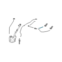 OEM 2014 Acura TL Tube (4X7X255) Diagram - 76832-TK4-A11