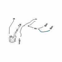 OEM 2009 Acura TL Tube (4X7X815) Diagram - 76868-TK4-A11