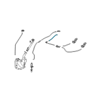 OEM 2014 Acura TL Tube (4X7X355) Diagram - 76838-TK4-A01