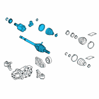 OEM Toyota Camry Axle Assembly Diagram - 42340-0R010