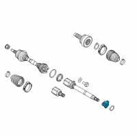 OEM 2015 Ram ProMaster City Joint-Tripod Diagram - 68094607AA