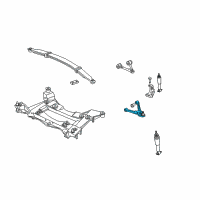 OEM 2005 Chevrolet Corvette Lower Control Arm Diagram - 20799881