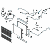 OEM 2018 BMW X3 HOSE FOR EXPANSION TANK - IN Diagram - 17-12-9-894-754