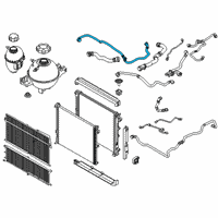 OEM 2019 BMW X3 HOSE COOLANT RADIATOR INTAKE Diagram - 17-12-9-894-743