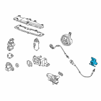 OEM 1996 Honda Civic del Sol Valve Assembly, Purge Control Solenoid Diagram - 36162-P2M-A01