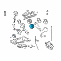 OEM 2001 Toyota Land Cruiser Timing Gear Set Diagram - 13056-50030