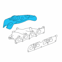 OEM Chevrolet Heat Shield Diagram - 12643927