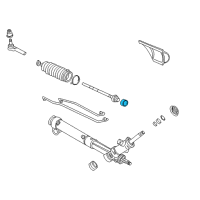 OEM Saturn Seal Kit, Steering Gear Rack Diagram - 88963468