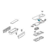 OEM 2002 Acura NSX Lock, Cover Diagram - 83413-SL0-A90