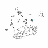 OEM Lexus LS600h Tube, Brake Actuator, NO.3 Diagram - 44553-50070