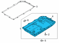 OEM Dodge Challenger Filter-Transmission Oil Diagram - 68266725AB