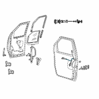 OEM 1996 Ford E-150 Econoline Club Wagon Cable Diagram - F3UZ-15221A00-A