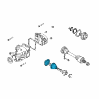 OEM 2006 BMW 550i Repair Kit Bellows, Exterior Diagram - 33-21-7-572-448