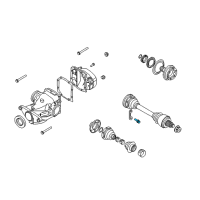 OEM 2007 BMW 760Li Torx Screw With Ribs Diagram - 33-21-7-571-990