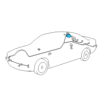 OEM 1998 BMW 740i Parking Assist Distance Control Module Diagram - 66-21-8-381-087