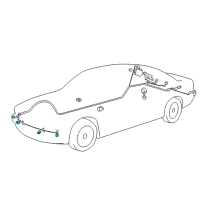 OEM 2001 BMW 740iL Ultrasonic Sensor Diagram - 66-21-6-902-182