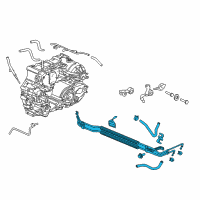 OEM 2004 Acura MDX ATF Cooler Diagram - 06255-RDJ-305