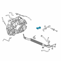 OEM Acura Pipe A (ATF) Diagram - 25910-RDK-010