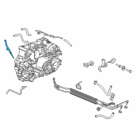 OEM 2004 Acura MDX Pipe, Dipstick (ATF) Diagram - 25613-RDK-000