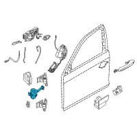 OEM 2013 BMW 640i Door Brake Diagram - 51-21-7-198-947