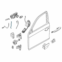 OEM BMW M6 Left Operating Rod Diagram - 51-21-7-227-735