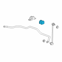 OEM 2016 Acura RDX Bush, Front Stabilizer Holder Diagram - 51306-STK-A01