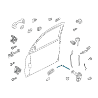 OEM Mercury Cable Diagram - 8L8Z-78221A00-A